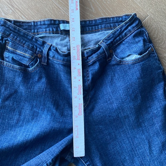 Levis 580 Womens Boot Cut Denim Jeans 16M Blue Stretch 5 pocket Western classic - Picture 11 of 13